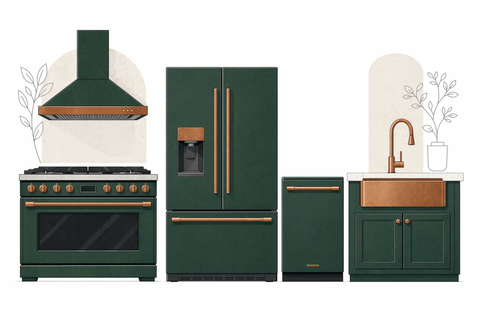 Illustration for Appliances & fixtures